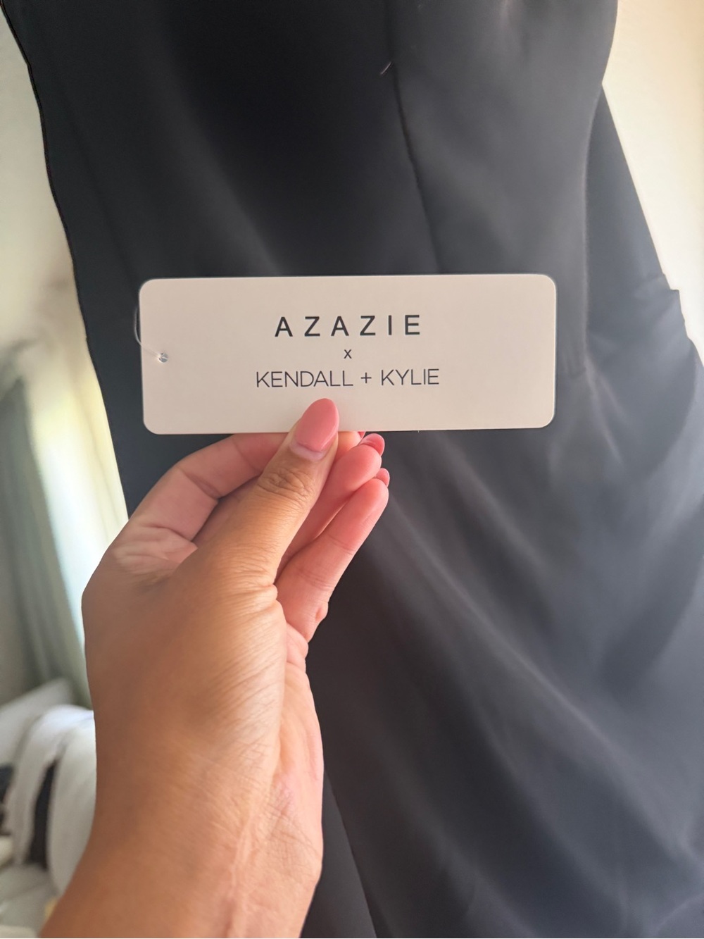 Azazie Strapless Black Formal Dress